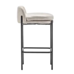 Modern Mid-Back Counter Height Barstool Faux Leather - WOVENBYRD 12 Modern Mid-Back Counter Height Barstool Faux Leather - WOVENBYRD -Dine Furniture GUEST 9b5ca67c cc4c 450b 8683 874e8d0c6450