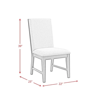Set Of 2 Holden Standard Height Side Chairs Set Gray - Picket House Furnishings 3 Set Of 2 Holden Standard Height Side Chairs Set Gray - Picket House Furnishings