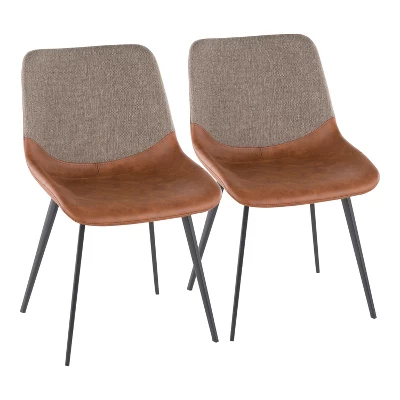 Set Of 2 Outlaw Industrial Two-Tone Chairs Gray - LumiSource 12 Set Of 2 Outlaw Industrial Two-Tone Chairs Gray - LumiSource - Image 10
