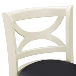 Florence Swivel Barstool Hardwood/White - Boraam -Dine Furniture GUEST 9e3f65c5 5820 4ffc 9890 fb3d9efbf9eb