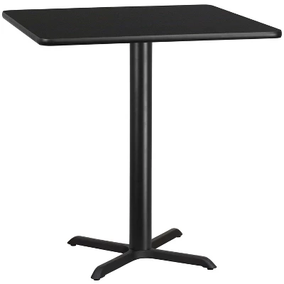 Emma And Oliver 42" Square Laminate Table Top With 33"x33" Table Height Base 6 Emma And Oliver 42" Square Laminate Table Top With 33"x33" Table Height Base - Image 4