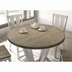 42" Holmsteed Round Counter Height Dining Table Cremini Brown/Antique White - HOMES: Inside + Out -Dine Furniture GUEST 9f2a7def bd4e 4f7a aeea a8f98ec58926