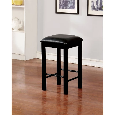 3pc Granza Counter Height Dining Table Set Gray/Black - MiBasics 4 3pc Granza Counter Height Dining Table Set Gray/Black - MiBasics - Image 2