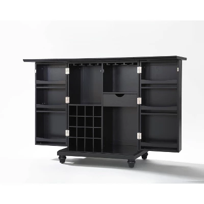 Cambridge Expandable Bar Cabinet Black - Crosley 10 Cambridge Expandable Bar Cabinet Black - Crosley - Image 8