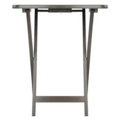 5pc Set Lucca Snack Tables Oyster Gray - Winsome -Dine Furniture GUEST a3917d71 478d 4550 b80f 05b16ba572e3