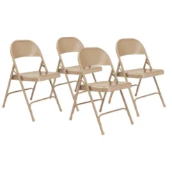 Set Of 4 Heavy Duty All Steel Folding Chairs - Hampden Furnishings -Dine Furniture GUEST a392b703 f6a2 4854 9b30 71a08878c8eb