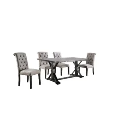 5pc Hepburn Dining Set - HOMES: Inside + Out -Dine Furniture GUEST a43c0bb5 6720 4bd5 9ee5 a15600ec9241