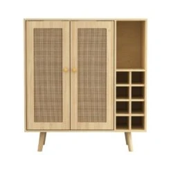 Loft & Luv Coda Bar Cabinet Natural - Atlantic -Dine Furniture GUEST a4a041c7 37d3 413e bd12 84753bc5c5be