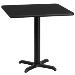 Emma And Oliver 30" Square Laminate Table Top With 22"x22" Table Height Base -Dine Furniture GUEST a87019dc c552 4c2b b921 1aa78eb90066