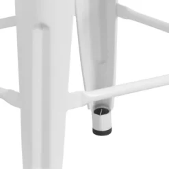 Merrick Lane Backless Metal Dining Stool With Wooden Seat For Indoor Use -Dine Furniture GUEST aa7d8330 b22e 471e ad76 b40373ec60f5