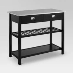Chloe Stainless Steel Top Kitchen Island Cart - Crosley -Dine Furniture GUEST ab131e1b 452b 4b72 9841 ae36cd7a27eb