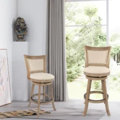 29" Melrose Distressed Barstool Driftwood Ivory - Boraam 8 29" Melrose Distressed Barstool Driftwood Ivory - Boraam -Dine Furniture GUEST adc826bc 911d 4acc a84b dc640914f5d1