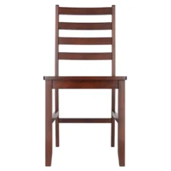 2pc Hamilton Ladder Back Chair - Antique Walnut - Winsome -Dine Furniture GUEST addf1fa9 ca71 477b 8a06 499bc50f49f8