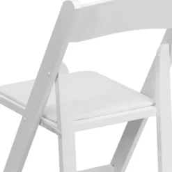 Emma And Oliver 2 Pack Wedding Party Event Wood Folding Chair With Vinyl Padded Seat -Dine Furniture GUEST ae00c338 5b04 4fab 9aa1 f06150018b3c