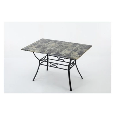 Bastian Dining Table Gray & Marble - Boraam 6 Bastian Dining Table Gray & Marble - Boraam - Image 4