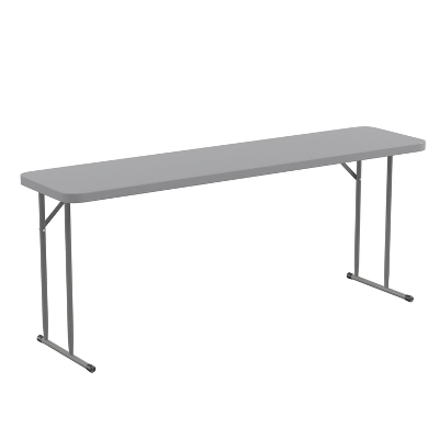 Flash Furniture 6-Foot Plastic Folding Training Table 13 Flash Furniture 6-Foot Plastic Folding Training Table - Image 11