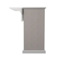 Daltaire Expandable Kitchen Island With Storage Gray/White - Aiden Lane -Dine Furniture GUEST aff6c9a0 59ae 420e ae62 1473156a0433