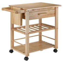 Finland Kitchen Cart Wood/Natural - Winsome -Dine Furniture GUEST b053f04c 71e4 426e a910 c3d71c955472