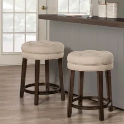Krauss Backless Counter Height Barstool - Linen - Hillsdale Furniture 11 Krauss Backless Counter Height Barstool - Linen - Hillsdale Furniture -Dine Furniture GUEST b180a9b2 8859 42ac 84fa 8aacdae9f1f9