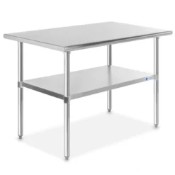 GRIDMANN Stainless Steel Tables With Undershelf, NSF Commercial Kitchen Work & Prep Tables For Restaurant And Home -Dine Furniture GUEST b2793e61 849c 4ebe a9d3 2a0e4ad0a717
