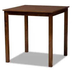 5pc Nisa Wood Pub Dining Set Walnut/Brown - Baxton Studio -Dine Furniture GUEST b4c91864 c213 4303 b608 ba1a0099fc9a