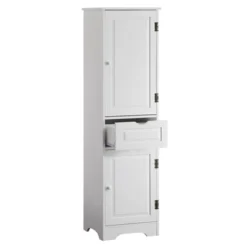 Brighton Kitchen Storage Pantry Cabinet White - Buylateral -Dine Furniture GUEST b552b406 6ba8 4b77 af12 73498527c378