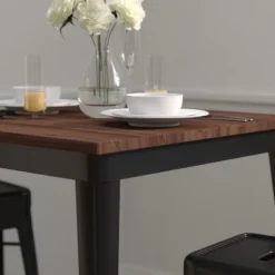 Merrick Lane 31.5 Steel Indoor Contemporary Table With Square Rustic Wood Top 13 Merrick Lane 31.5 Steel Indoor Contemporary Table With Square Rustic Wood Top -Dine Furniture GUEST b5f22e76 d0cd 4655 bbd4 86f75bb9846a