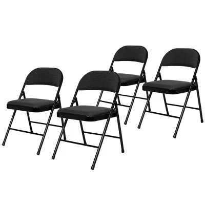 Set Of 4 Fabric Padded Folding Chairs - Hampden Furnishings 12 Set Of 4 Fabric Padded Folding Chairs - Hampden Furnishings - Image 10