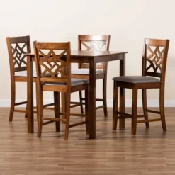 5pc Nicolette Wood Pub Set - Baxton Studio 18 5pc Nicolette Wood Pub Set - Baxton Studio -Dine Furniture GUEST b72d23c7 ff20 4b11 bb9b 32509385fe45