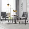 Yaheetech Set Of 2 Dining Kitchen Chairs With Backrest For Kitchen, Gray -Dine Furniture GUEST b7620e9e 4748 475f 8549 454be4a71343