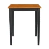 Solid Wood Top Table With Shaker Legs Black/Red International Concepts -Dine Furniture GUEST b844a747 3ab9 4c40 b3c2 24f7e5c0f3f2