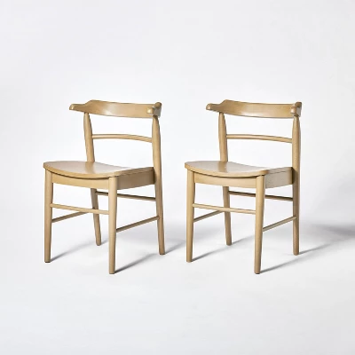 2pk Kaysville Curved Back Wood Dining Chair - Threshold™ Designed With Studio McGee 12 2pk Kaysville Curved Back Wood Dining Chair - Threshold™ Designed With Studio McGee - Image 10