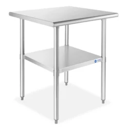 GRIDMANN Stainless Steel Tables With Undershelf, NSF Commercial Kitchen Work & Prep Tables For Restaurant And Home -Dine Furniture GUEST b98dc4ca e84e 4600 bc78 317ede7547ed
