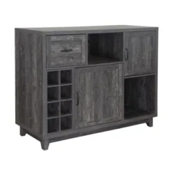 FC Design 52"W Sideboard Storage Cabinet With Wine Racks, Storage Cabinets, Drawer, Large Dining Server Cupboard Buffet Table -Dine Furniture GUEST b9ab3e8d 671c 41b5 aad1 c12703b1526b