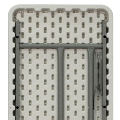 Flash Furniture Elon 4 Pack 6-Foot Granite White Plastic Folding Training Table 4 Flash Furniture Elon 4 Pack 6-Foot Granite White Plastic Folding Training Table - Image 2