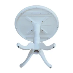 36" Round Top Pedestal Table White - International Concepts -Dine Furniture GUEST bbbd06ae 62a3 4891 8c24 5f7e71abee86