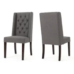 Set Of 2 Blythe Tufted Dining Chairs - Christopher Knight Home -Dine Furniture GUEST bc578a41 adbf 4e74 a2fe e4f62cc086dc