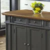 Americana Kitchen Island With Drop Leaf Top Gray - Homestyles -Dine Furniture GUEST bc5f13bf e2dd 4478 a2ef 738c7d607e34