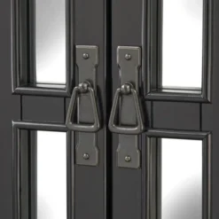 69" Lavoy Glass Mirrored Buffet Black - Lifestorey 9 69" Lavoy Glass Mirrored Buffet Black - Lifestorey -Dine Furniture GUEST bd4c09ff 1806 4b77 9bf3 72fbd2e58ab6