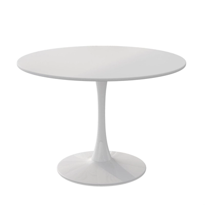 Haven Round Top With Metal Base Round Pedestal Dining Table-Maison Boucle 5 Haven Round Top With Metal Base Round Pedestal Dining Table-Maison Boucle - Image 3