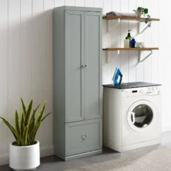 Harper Convertible Pantry Closet Gray - Crosley 24 Harper Convertible Pantry Closet Gray - Crosley -Dine Furniture GUEST be8df68b 3a3e 46b7 8e97 b85f1f8dd02c