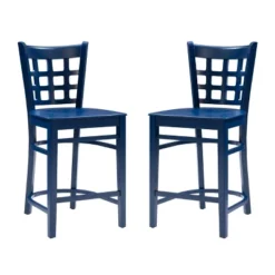 Set Of 2 Lola Counter Height Barstools - Linon -Dine Furniture GUEST bf4aadab 36d5 4618 96f3 765aa160adae