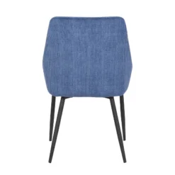 Set Of 2 Diana Contemporary Dining Chairs Metal And Corduroy - LumiSource -Dine Furniture GUEST c045234d f20e 4a13 89f1 3132e3f5ff5a