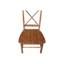 Set Of 2 X Back Chairs With Solid Wood Seat Distressed Oak - International Concepts 13 Set Of 2 X Back Chairs With Solid Wood Seat Distressed Oak - International Concepts -Dine Furniture GUEST c070eccf bfa7 47b0 8f20 5f09e0bd5dbd