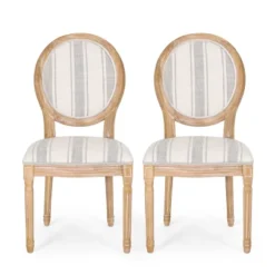 Set Of 2 Phinnaeus French Country Fabric Dining Chairs - Christopher Knight Home 21 Set Of 2 Phinnaeus French Country Fabric Dining Chairs - Christopher Knight Home -Dine Furniture GUEST c073772e 9b90 48f6 9348 87b144e26c46