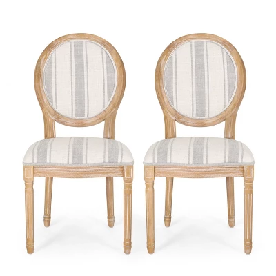 Set Of 2 Phinnaeus French Country Fabric Dining Chairs - Christopher Knight Home 12 Set Of 2 Phinnaeus French Country Fabric Dining Chairs - Christopher Knight Home - Image 10