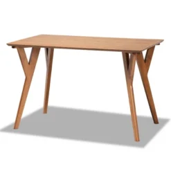 4pc Odessa Mid-Century Modern Fabric Upholstered Wood Dining Nook Set Walnut/Brown - Baxton Studio 15 4pc Odessa Mid-Century Modern Fabric Upholstered Wood Dining Nook Set Walnut/Brown - Baxton Studio -Dine Furniture GUEST c0f3e4a1 0f7f 4de0 aead 35334c04749c