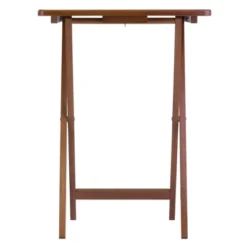 5pc Alex Snack Table Set Walnut Brown - Winsome -Dine Furniture GUEST c3d38d4d ed08 4652 a1c2 1f7eb96826e1