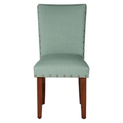 Set Of 2 Classic Parsons Chair With Nailhead Trim - Homepop 39 Set Of 2 Classic Parsons Chair With Nailhead Trim - Homepop -Dine Furniture GUEST c3ef45a9 4ad7 4593 98ba cf8cf8af3783