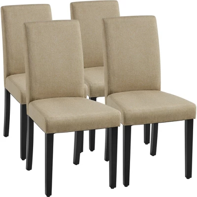 Yaheetech 4pcs Upholstered Fabric Dining Chairs With Solid Wood Legs For Dining Room 9 Yaheetech 4pcs Upholstered Fabric Dining Chairs With Solid Wood Legs For Dining Room - Image 7